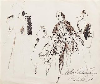 Leroy Neiman, (American, 1921-2012), At the Ball, 1959