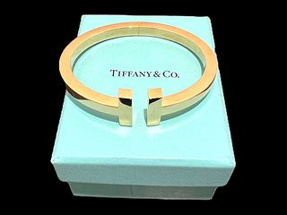 Tiffany T Square Bracelet in 18k Gold Size Medium