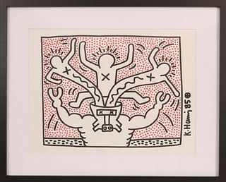 KEITH HARING (1958-1990) - Untitled