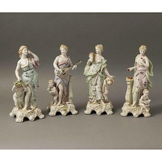 Four Porcelain Figurines