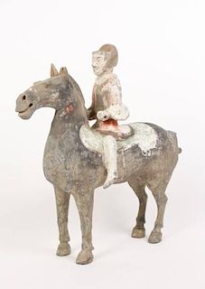 Chinese Tang Dynasty Style Horse & Rider