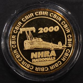 1 OZ GOLD 2000 NHRA NATIONALS ROUND