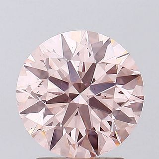 2.24 ct, Vivid Pink/VS2, Round cut IGI Graded Lab Grown Diamond