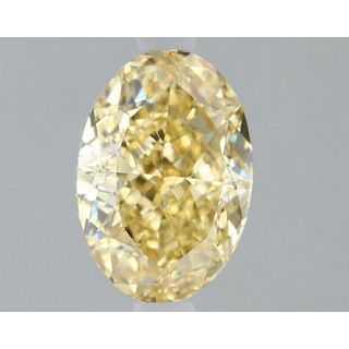 1.52 ct, Vivid Yellow/VS1, Oval cut IGI Graded Lab Grown Diamond