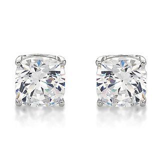 6.16 carat diamond pair, Cushion cut Diamonds IGI Graded 