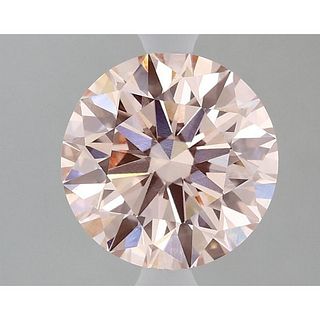 2.03 ct, Int. Pink/VS1, Round cut IGI Graded Lab Grown Diamond