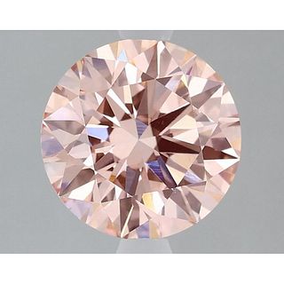 2.09 ct, Vivid Pink/VVS2, Round cut IGI Graded Lab Grown Diamond