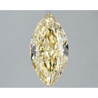 2.52 ct, Int. Yellow/VS2, Marquise cut IGI Graded Lab Grown Diamond