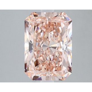 3.41 ct, Vivid Pink/VS1, Radiant cut IGI Graded Lab Grown Diamond