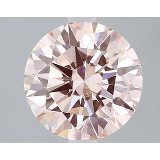 2.19 ct, Int. Pink/VS1, Round cut IGI Graded Lab Grown Diamond