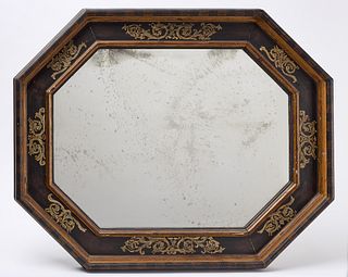 Eight Sided Antique Mirror