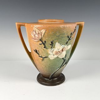 Roseville Pottery, Brown Magnolia Vase 94