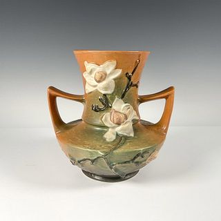 Roseville Pottery, Brown Magnolia Vase 93