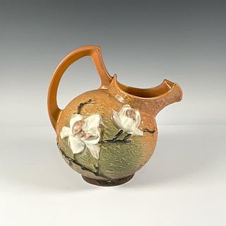 Roseville Pottery, Brown Magnolia Pitcher 1327