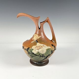 Roseville Pottery, Brown Magnolia Pitcher 14