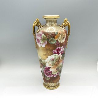 Maple Leaf Nippon Porcelain Vase