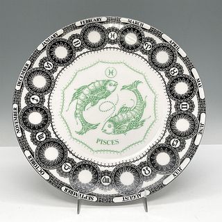 Royal Doulton Bone China Zodiac Plate, Pisces