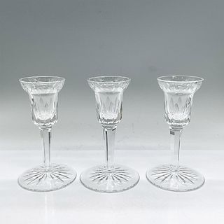 3pc Waterford Crystal Candlesticks