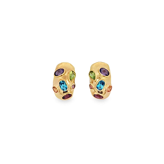 Multi Stone Earrings 