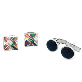 Pair of Sterling Cuff Links
