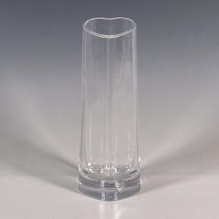 Orrefors Crystal Heart Shaped Vase