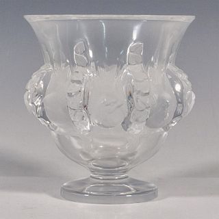 Lalique French Crystal Vase, Dampierre