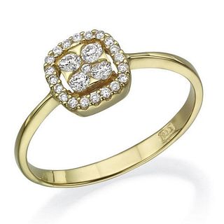 14kt Yellow Gold 0.29ctw Diamond Ring