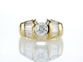14kt Yellow Gold 1.86ctw Diamond Ring