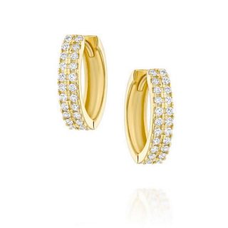 14kt Yellow Gold 0.26ctw Diamond Earrings