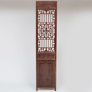 Set of Four Chinese Hardwood Doors 