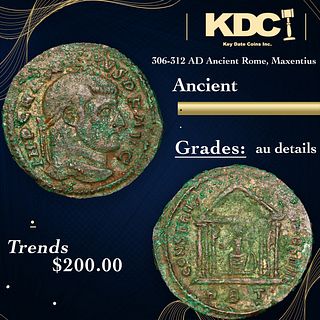 306-312 AD Ancient Rome, Maxentius Ancient Grades au details