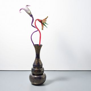 Large Dale Chihuly IKEBANA Sculpture / Floor Vase