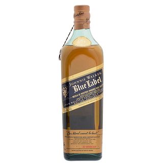 Johnnie Walker. Blue Label. Blended Scotch Whisky. Cápsula rasgada
