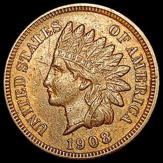 1908 Indian Head Cent CLOSELY UNCIRCULATED