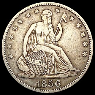 1856 Seated Liberty Half Dollar LIGHTLY CIRCULATED