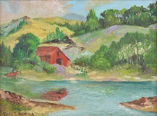 Charles T. Bowling Landscape Painting