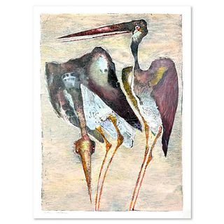 Edwin Salomon (1935-2014), "Birds" Limited Edition Serigraph, Hand Signed and Numbered; Letter of Authenticity.