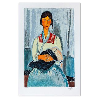 Amedeo Modigliani- Serigraph "Zingara Con Bambino"