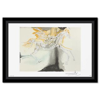 Salvador Dali (1904-1989), "Pegase (Pegasus)" Framed Limited Edition Lithograph (1983), Plate Signed with Certificate of Authenticity.