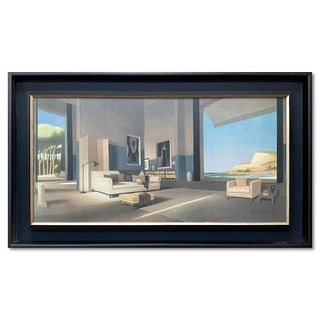 Thierry Mysius, "Sophistication" Framed Limited Edition on Canvas, Hand Signed with Letter of Authenticity.