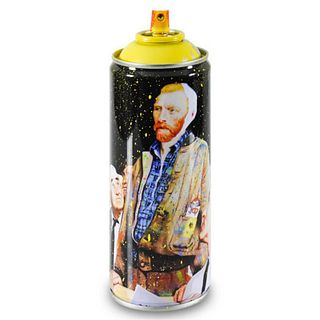 Mr. Brainwash, "Van Gogh (Yellow)" Limited Edition Hand Painted Spray Can.