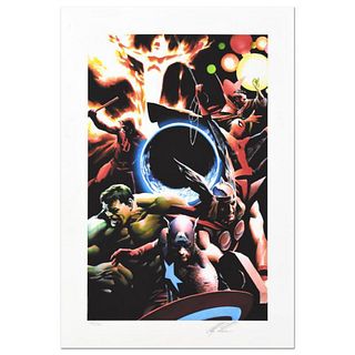Marvel Comics, "Earth X" Limited Edition Giclee, Numbered and Hand Signed by Alex Ross with Letter of Authenticity.