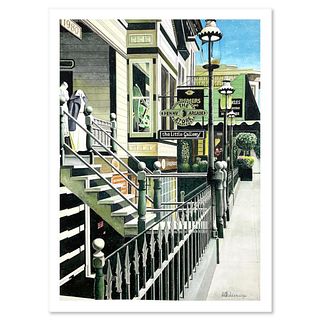 William Schlesinger (1915-2011), "Union Street" Limited Edition Serigraph, Numbered and Hand Signed with Letter of Authenticity