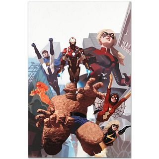 Marvel Comics "I Am An Avenger #4" Numbered Limited Edition Giclee on Canvas by Daniel Acuna with COA.