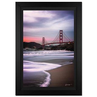 Jongas, "Iconic" Framed Limited Edition Photograph on Canvas, Numbered and Hand Signed with Letter of Authenticity.