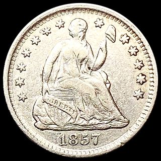1857 Seated Liberty Half Dime LIGHTLY CIRCULATED