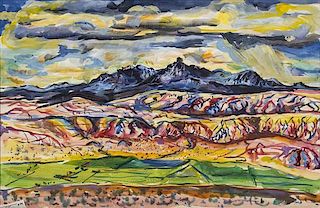 Ivan Albright, (American, 1897-1983), Rolling Hills