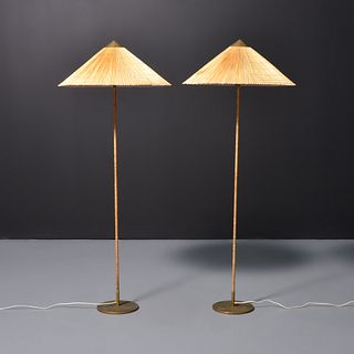 Pair of Paavo Tynell CHINESE HAT Floor Lamps