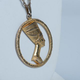 Egyptian Queen Nefertiti Pendant Necklace