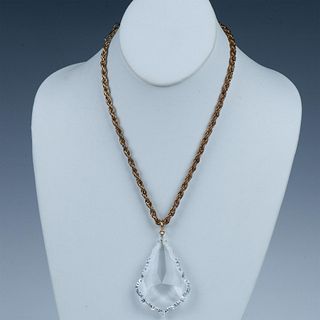 Gorgeous Large Crystal Chandelier Pendant Necklace